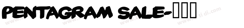 pentagram sale字体转换